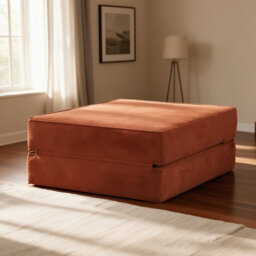 80 cm W Corduroy Rectangle Ottoman