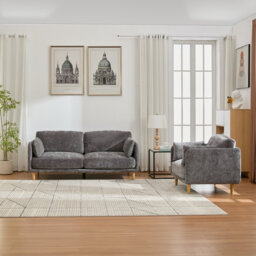 Luxury Mid Century Modern Sofa Couch Set for Living Room