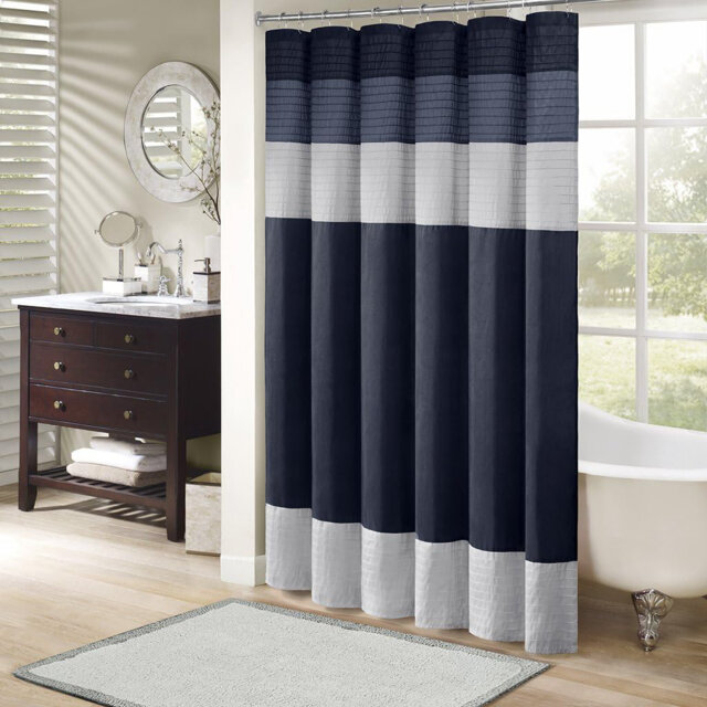 Polyester Shower Curtain Set