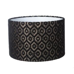 20cm H Velvet Drum Lamp Shade ( Screw On )