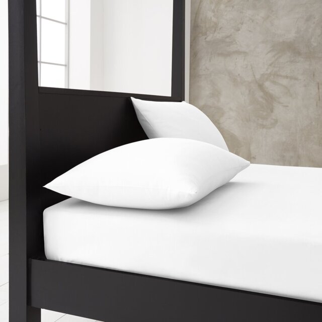 Premium Housewife Pillowcases Solid Colour Polycotton Material 50x75cm Size Easy Care Machine Washable Bedding