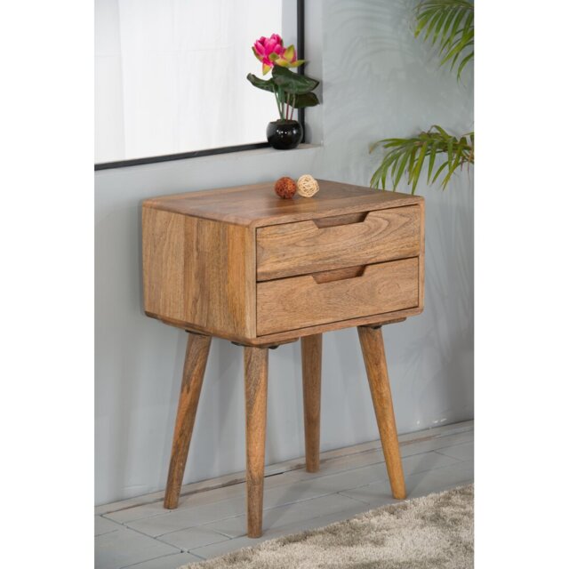 Surya Solid Wood End Table