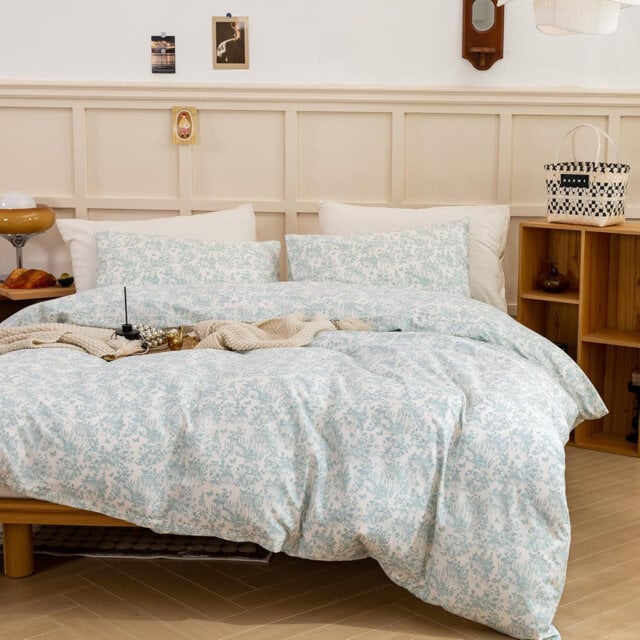 3 PCS Rabbit Animals Print Duvet Cover Ultra Soft & Breathable Comforter Cover