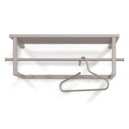 Metal Wall 5 - Hook Wall Mounted Coat Rack