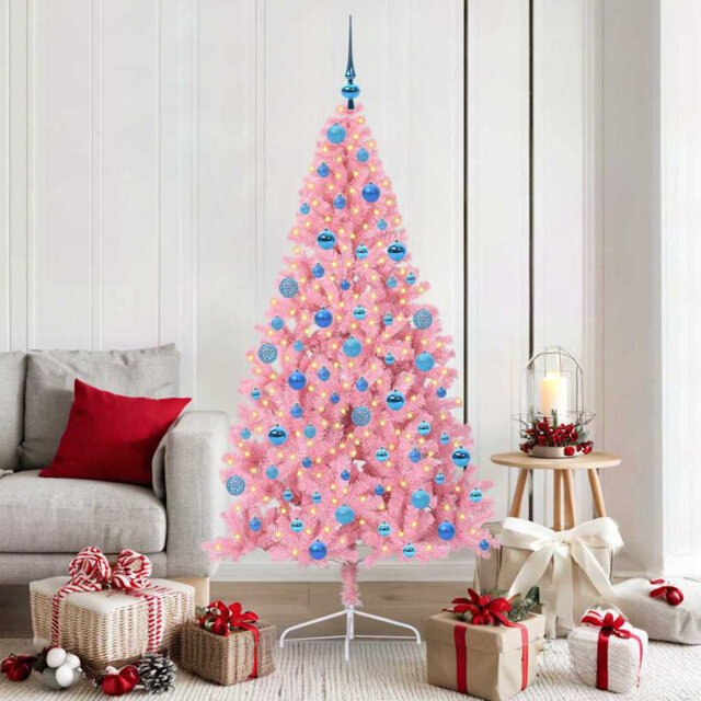 5.91' H Lighted Artificial Christmas Tree