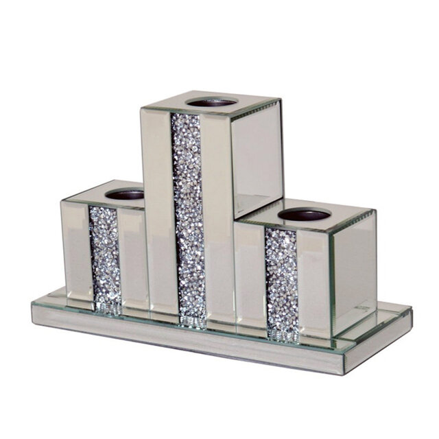 Glass Tabletop Tealight Holder