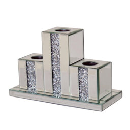 Glass Tabletop Tealight Holder