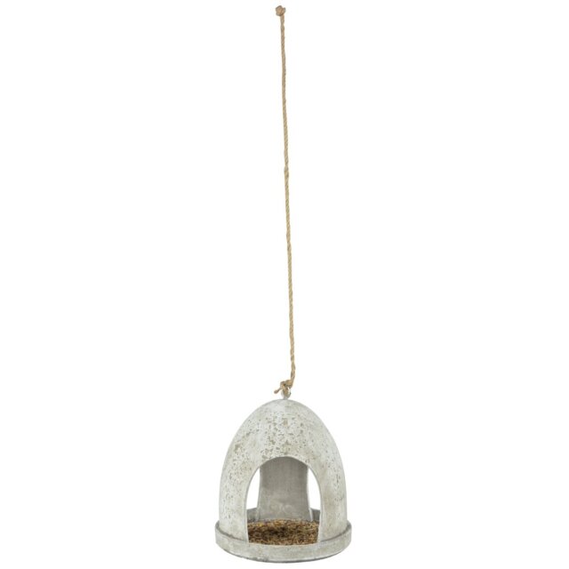 Aged Resin Dome Hanging Bird Feeder