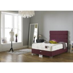 Arliss Upholstered Divan Bed with Mattress