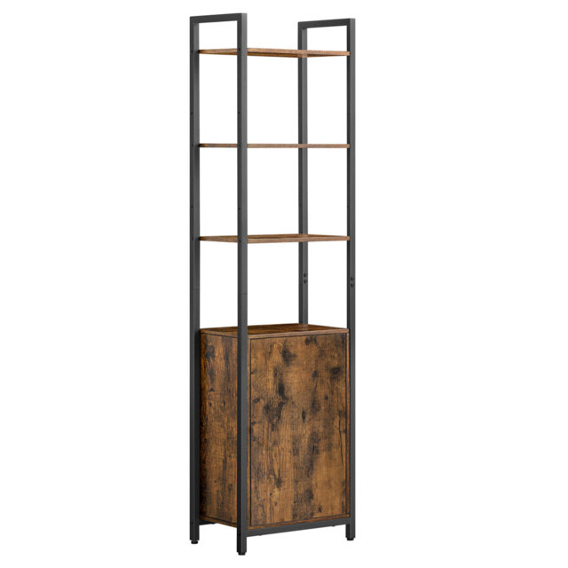 Adetola 40cm W Steel Etagere Bookcase