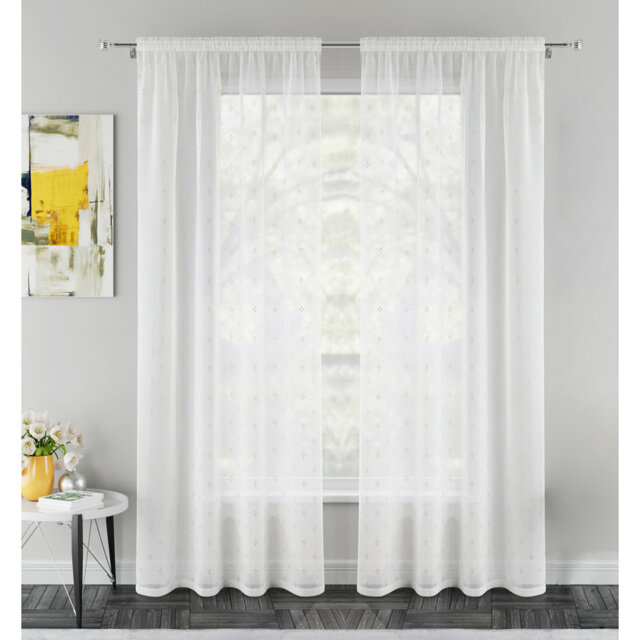 Aeryk Sheer Curtain Pair