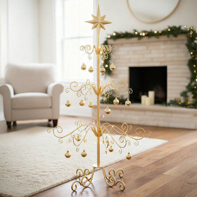 Iron Artificial Tree Stand For Max. Tree Height Under 6 Ft.