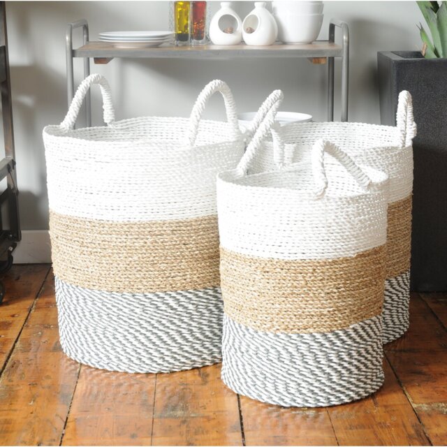 Mack + Milo Wicker Decorative Basket