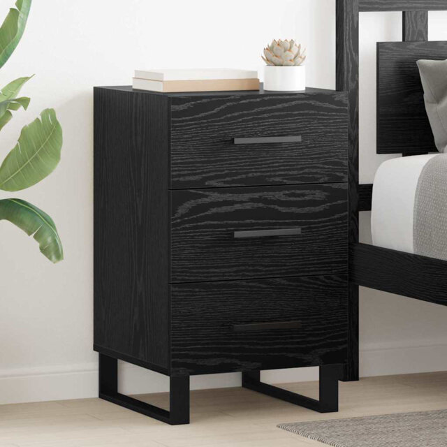 40cm W Manufactured Wood Bedside Table