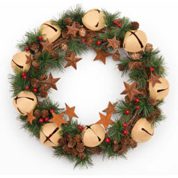 Faux PVC 15.74cm Christmas Wreath