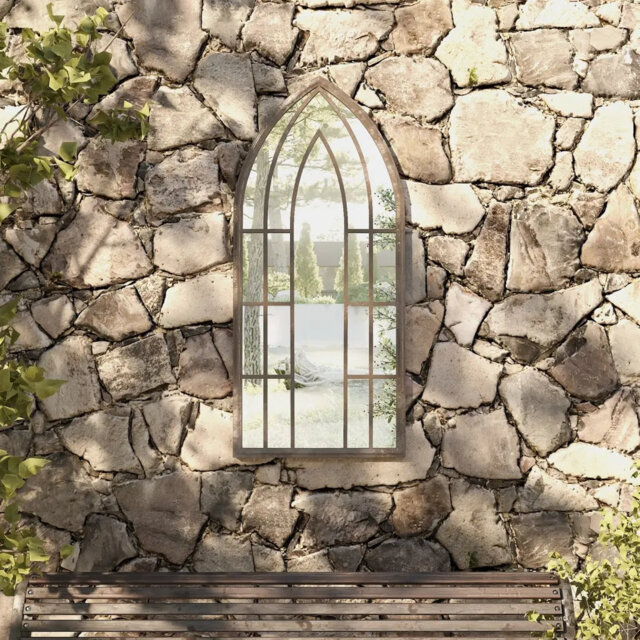 Morales Metal Flat Wall Mirror