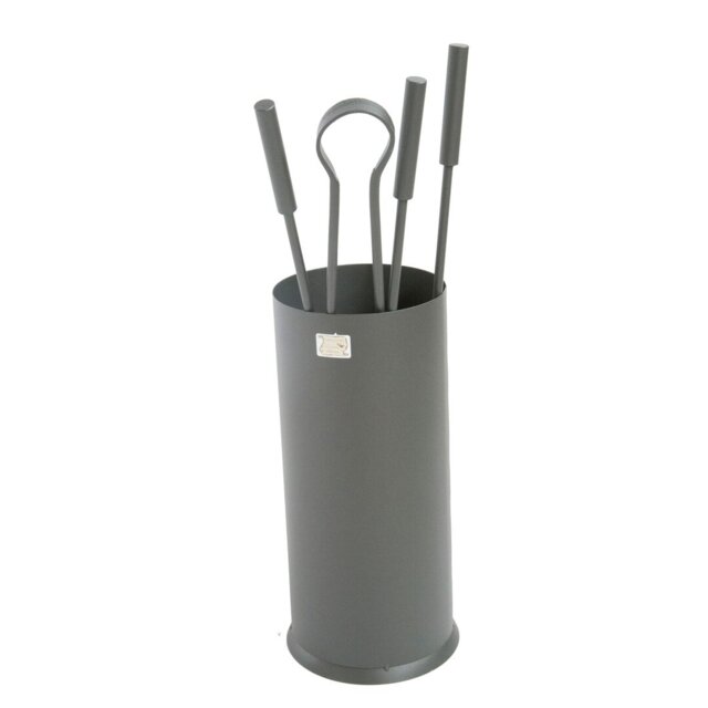 Peter 5 Piece Wrought Iron Fireplace Tool Set