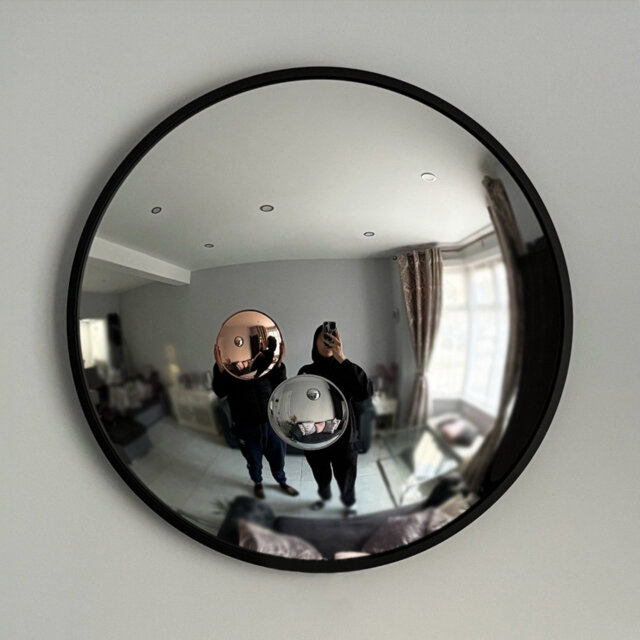 Aluminium Round Mirror