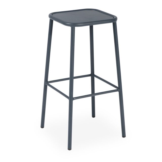 Shel Steel Outdoor Stool