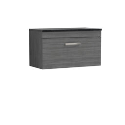 80.5Cm Wall Mounted Single Bathroom Vanity Base Only