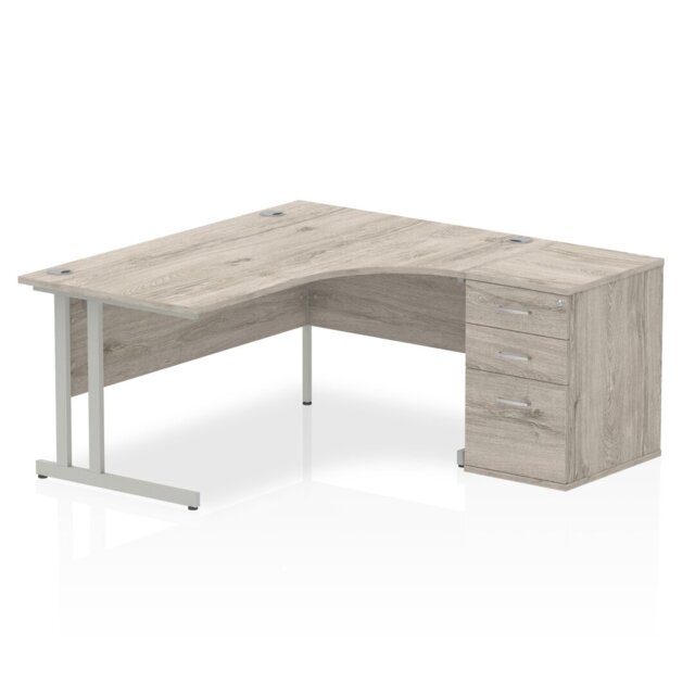 Zetta Metal Base Executive Desk