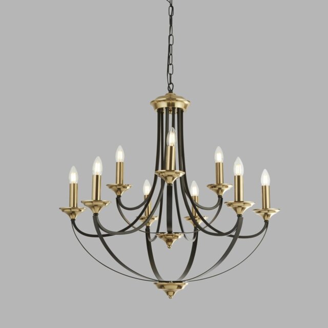 Limeuil 9 - Light Candle Style Chandelier