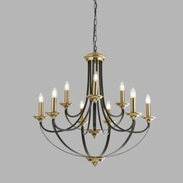 Limeuil 9 - Light Candle Style Chandelier