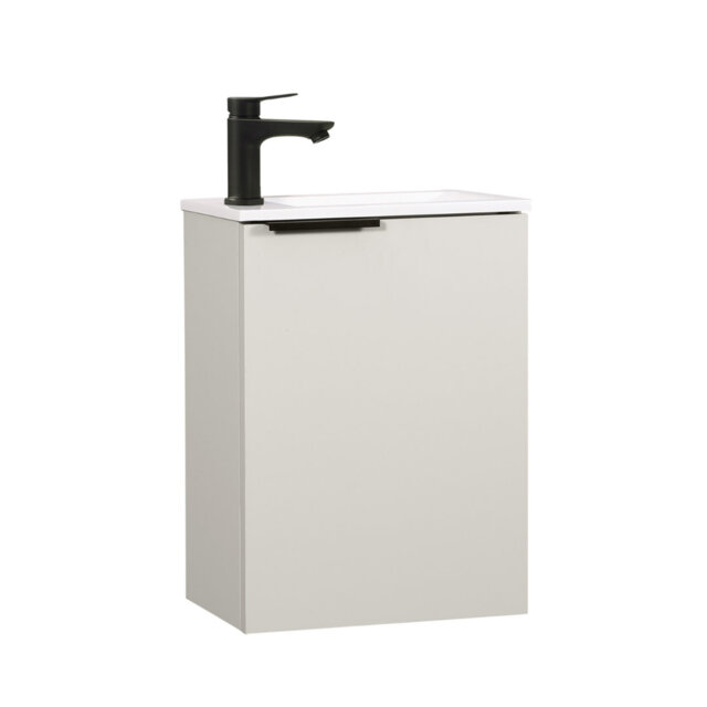 Single Bathroom Vanity with Resin Basin