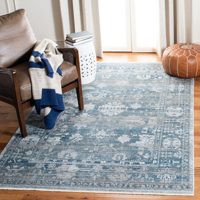 Maupin Looped Blue Rug