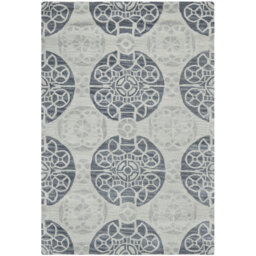 Mclean Hand Tufted Wool Silver Rug