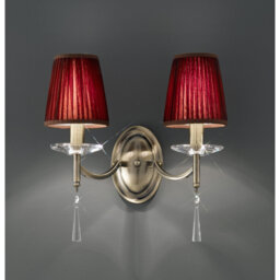 Aleah Glass Candle Wall Light