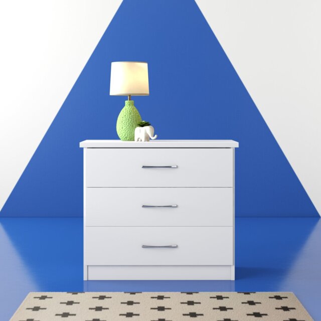 Cascio 3 Drawer Chest Of Drawers