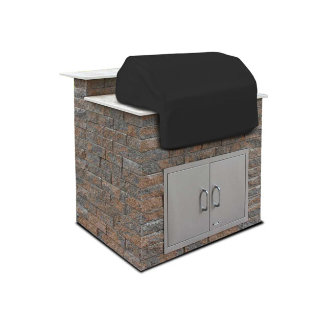 Heavy-Duty Waterproof Built in Grill Cover, Outdoor Water-Resistant Island BBQ Grill Top Cover