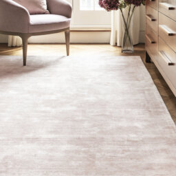 Phoebe Plain Silky Pink Rug