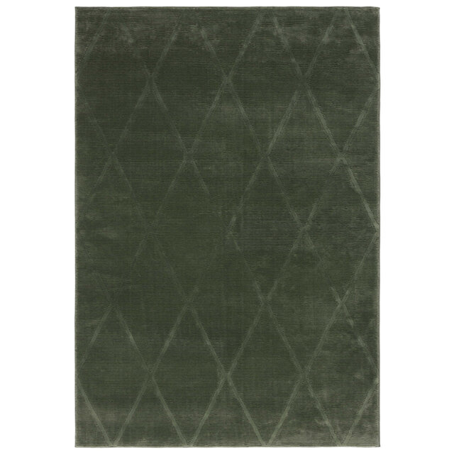 Revive Geometric Area Rug In Green