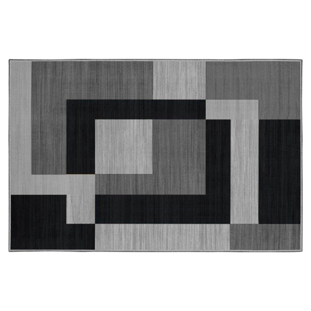 Oriental Machine Tufted Shag Area Rug
