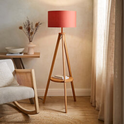 148cm Satin Tripod Floor Lamp