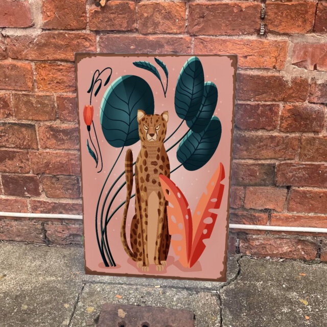 4018 Handmade Wall Decor on Metal