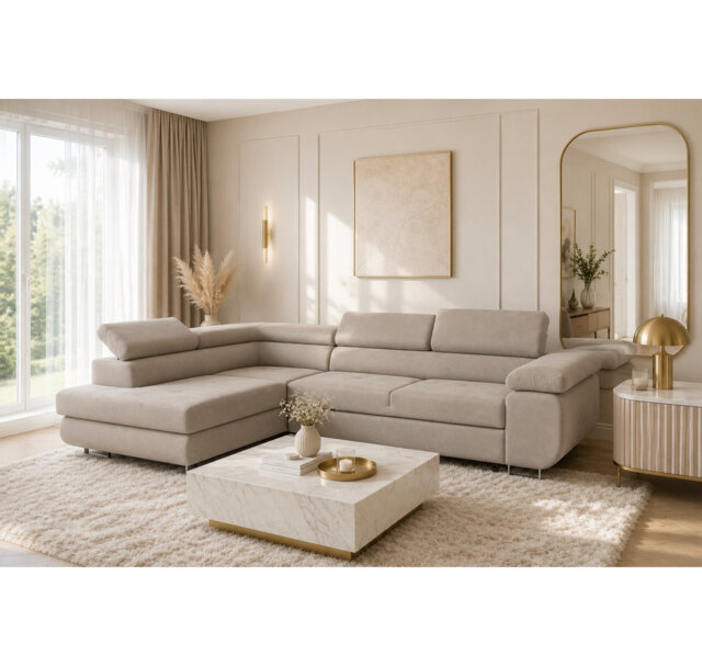 Flavius Corner Sofa Bed