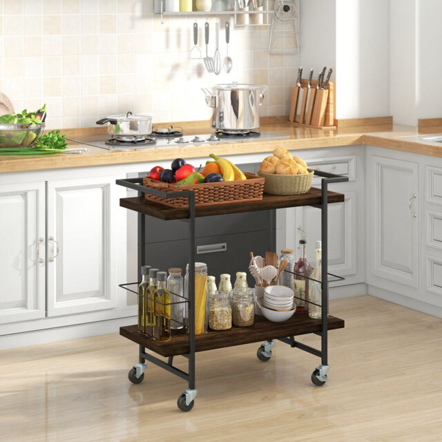 Ancalin Metal Bar Cart
