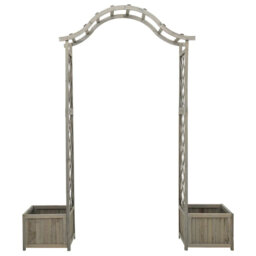 Marlow Home Co. Garden Pergola With Planter Solid Fir Wood