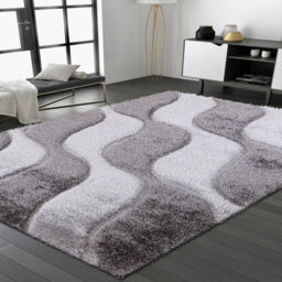 Ritney Geometric Shag Indoor / Outdoor Area Rug