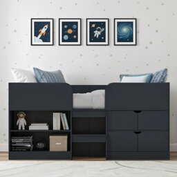 Tadley Single (3') Cabin Bed with Storage and Ladder