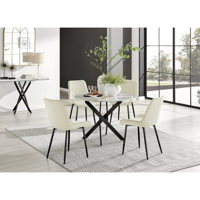 Eubanks 4 - Person Dining Set