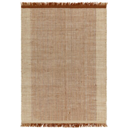 Avalei Plain Hand Woven Hand Braided Orange Area Rug
