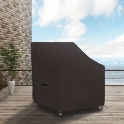 Heavy Duty Waterproof Outdoor Patio Chair Cover, All Weather Protection Patio Deep Seat Chair Cover Protector