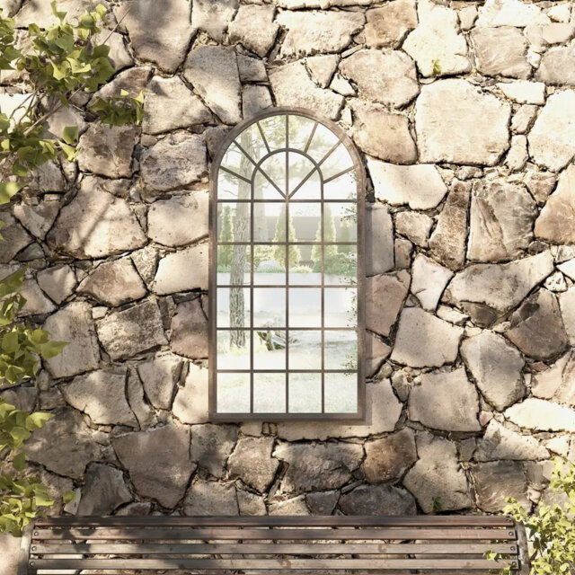 Morin Metal Flat Wall Mirror