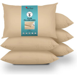 Premium Pack of 6 Microfiber Pillowcases - Soft, Durable & Breathable Bedding for a Restful Night’s Sleep