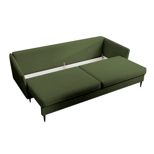 Almonor 221Cm Velvet Round Arm Sofa Bed