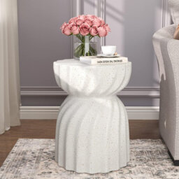 Aubria Drum End Table